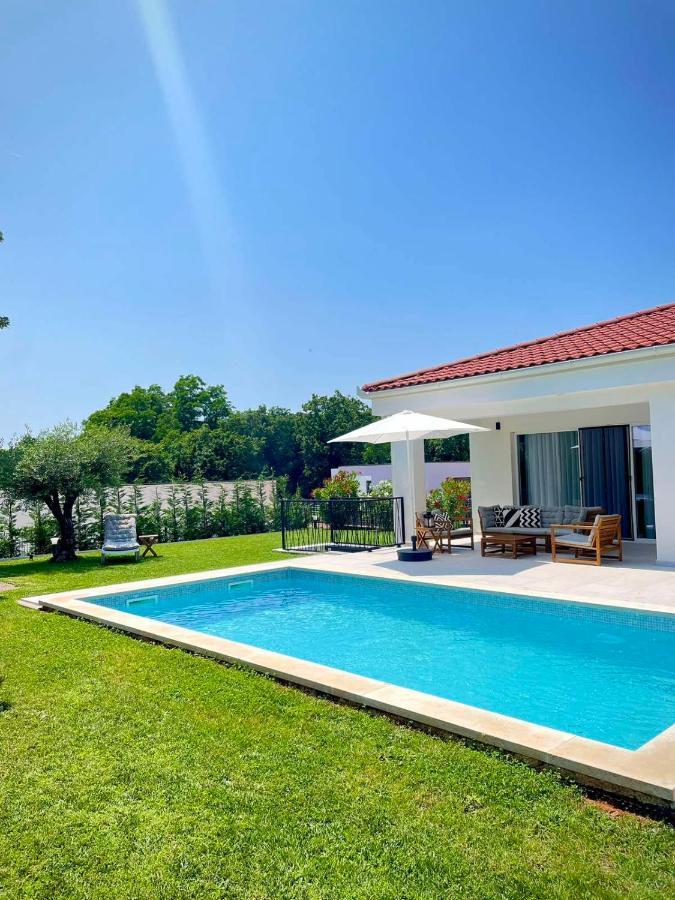 Villa Destiny Nedescina, Istrien, Kroatien Eksteriør billede