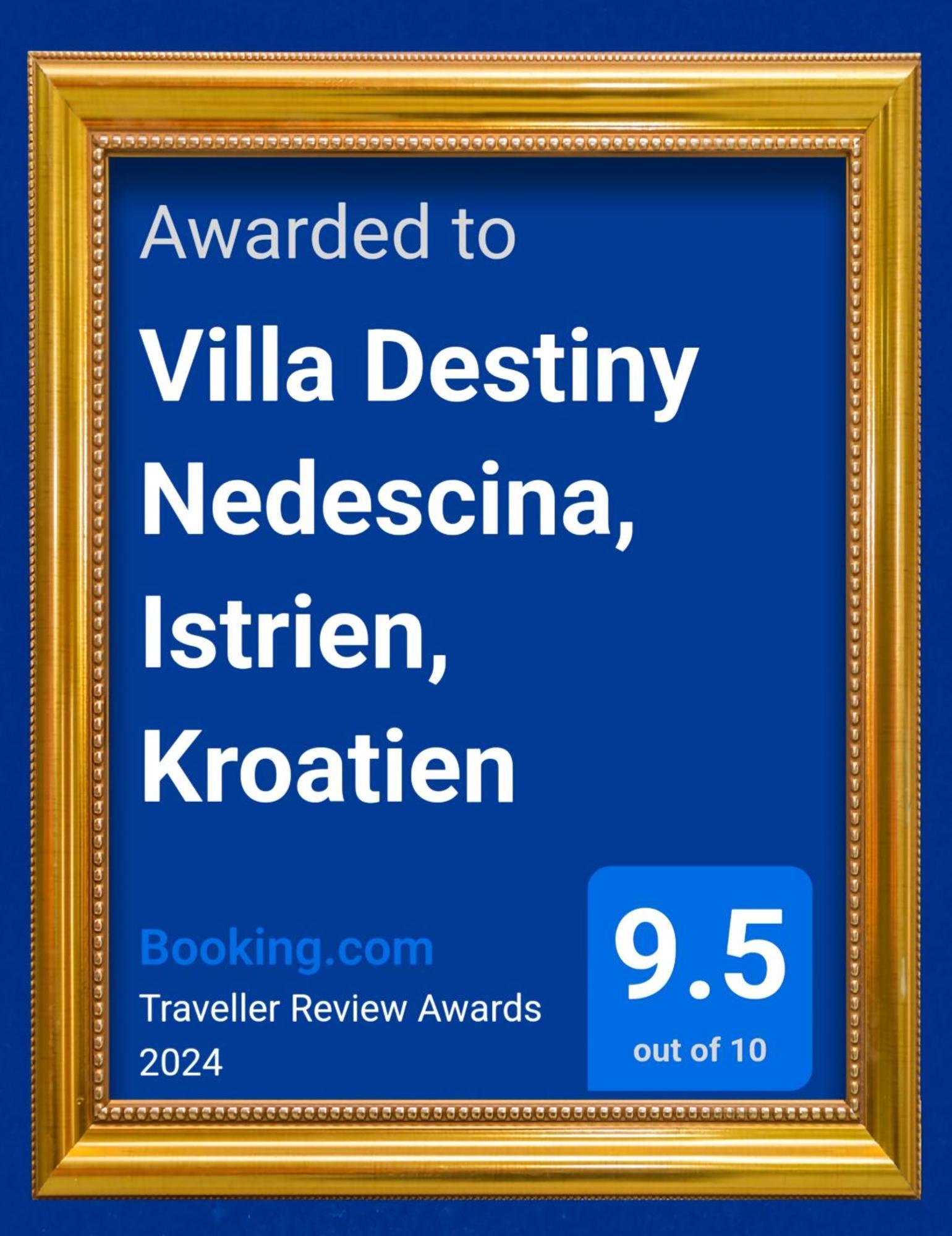 Villa Destiny Nedescina, Istrien, Kroatien Eksteriør billede