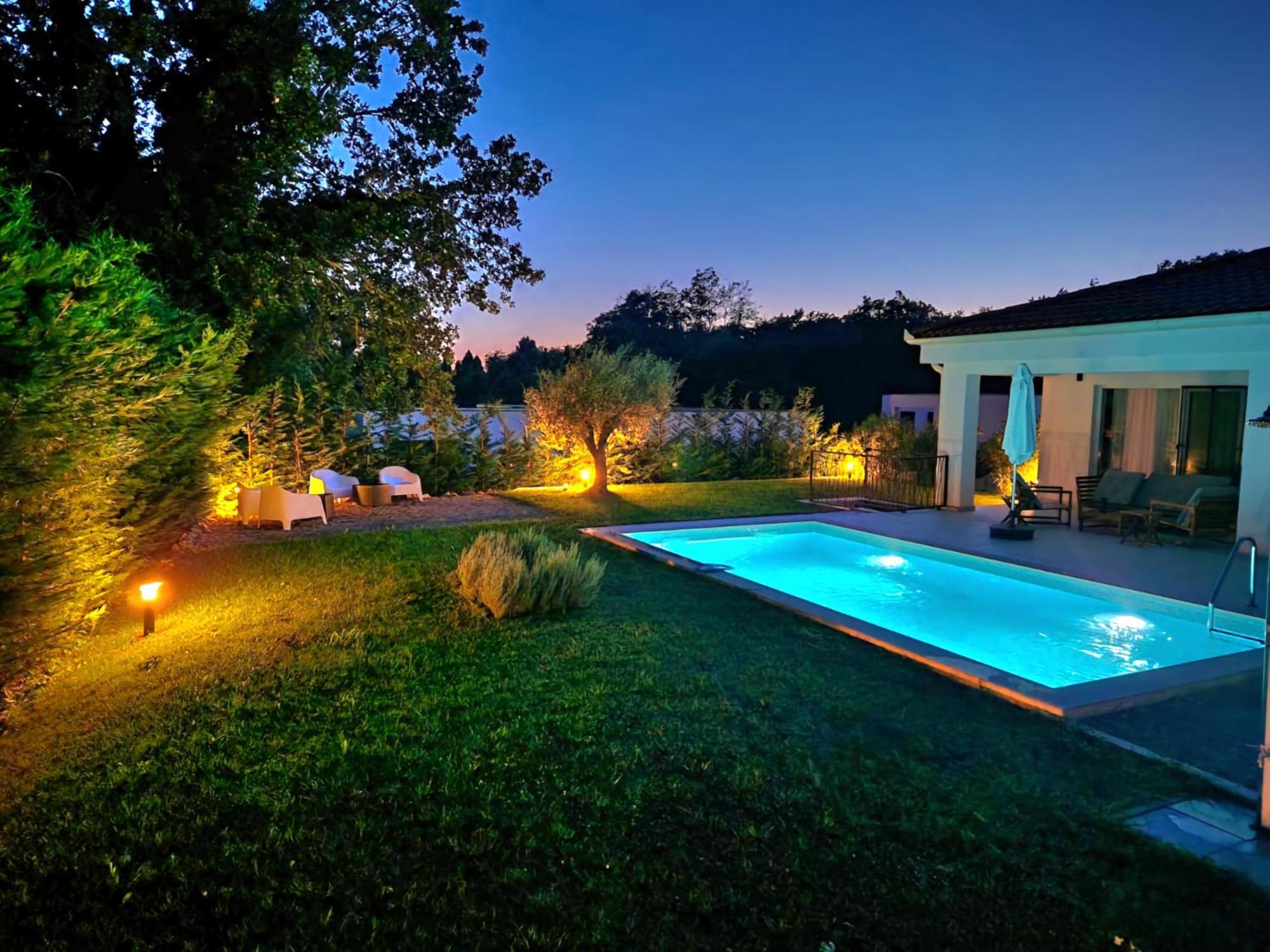 Villa Destiny Nedescina, Istrien, Kroatien Eksteriør billede